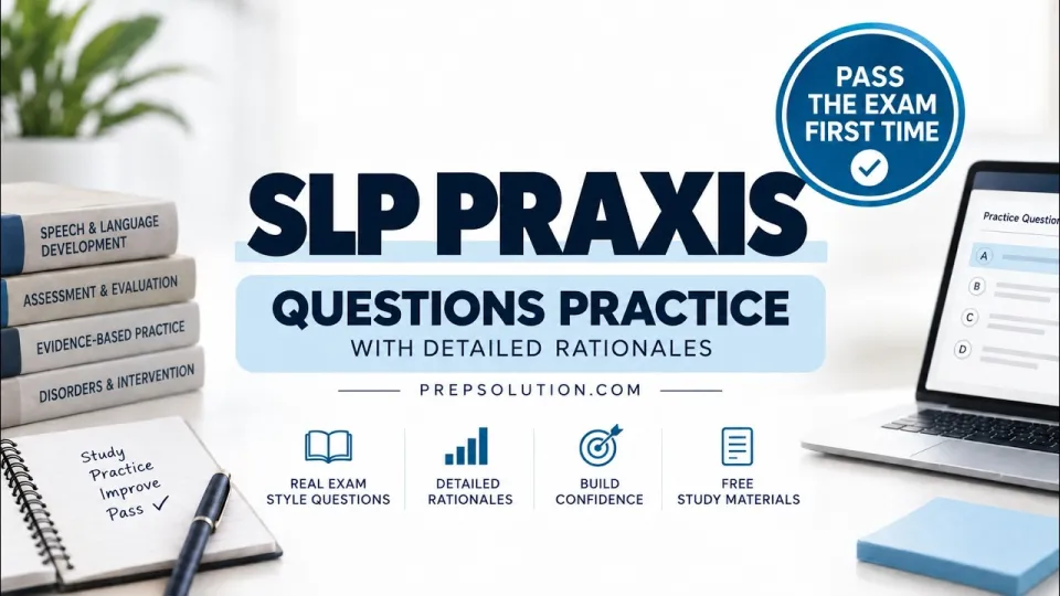 SLP Praxis 5331 Practice Questions Provide Effective Preparation and Exam Confidence